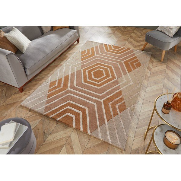 Bež vuneni tepih Flair Rugs Harlow, 160 x 230 cm-image-4
