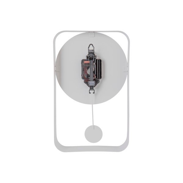 Bijeli zidni sat s klatnom Karlsson Charm, visina 32,5 cm-image-3
