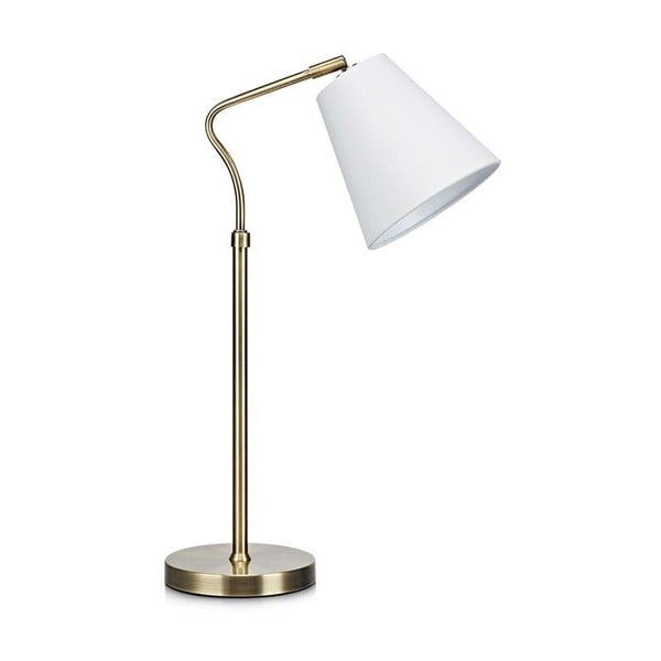 Stolna lampa u bijelo-zlatnoj boji Markslöjd Tindra