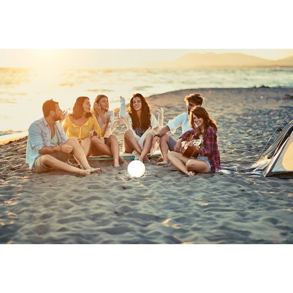 LED viseća solarna vanjska svjetiljka ø 18 cm Busso - Fischer & Honsel-image-3