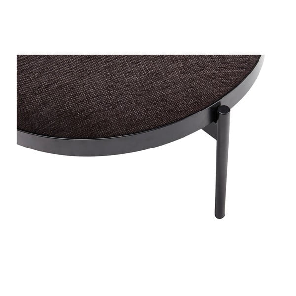 Crna stolica Hübsch Futuro, ø 65 cm-image-1