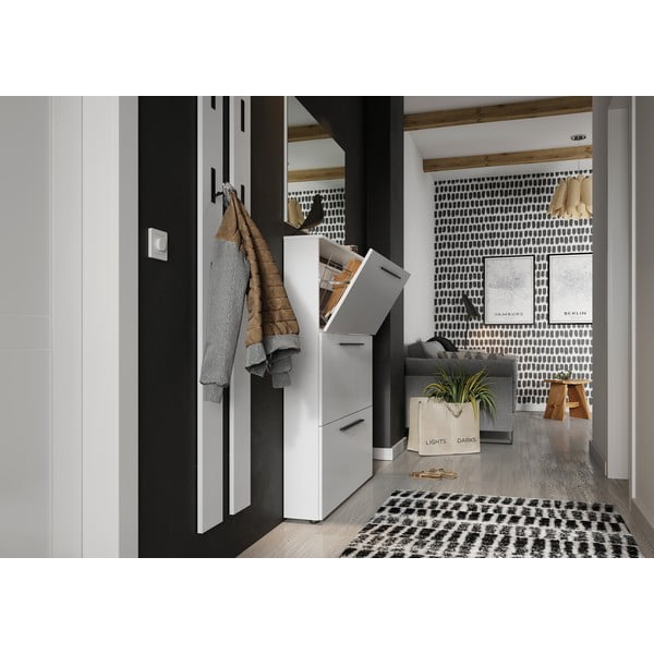 Bijeli preklopni ormarić za cipele Utah - Germania-image-4