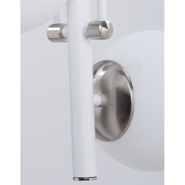 Bijela/u srebrnoj boji viseća svjetiljka sa staklenim sjenilom ø 15 cm Libra – Squid Lighting-image-2