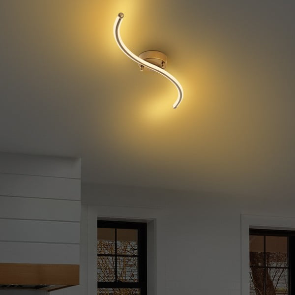LED stropna svjetiljka u zlatnoj boji 10x67 cm Yilan – Opviq lights-image-1