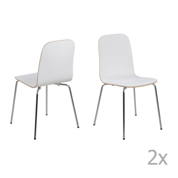 Set od 4 bijele stolice za blagovanje Actona Björn