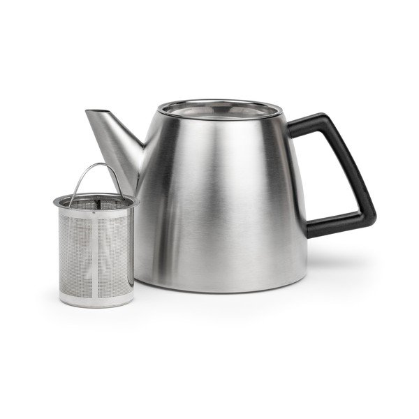 Čajnik od nehrđajućeg čelika s cjedilom u srebrnoj boji 1,1 l Duet Odense – Bredemeijer-image-1