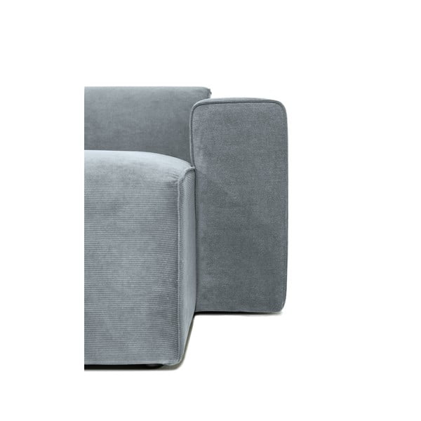 Siva modularna sjedeća garnitura od samta (s desnim kutom) Sting – Scandic-image-3