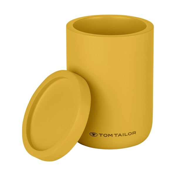 Senf žuti kupaonski organizator za pamučne vatice od polyresina Tom Tailor T-Color Bath – Wenko