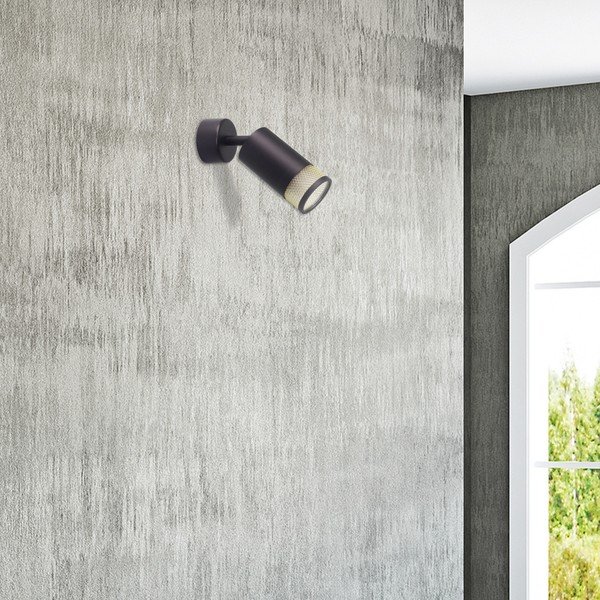 Crna zidna lampa Flin – Candellux Lighting-image-1