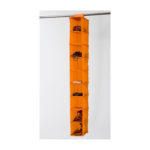 Narančasti viseći organizator s 9 pretinaca za kompaktor