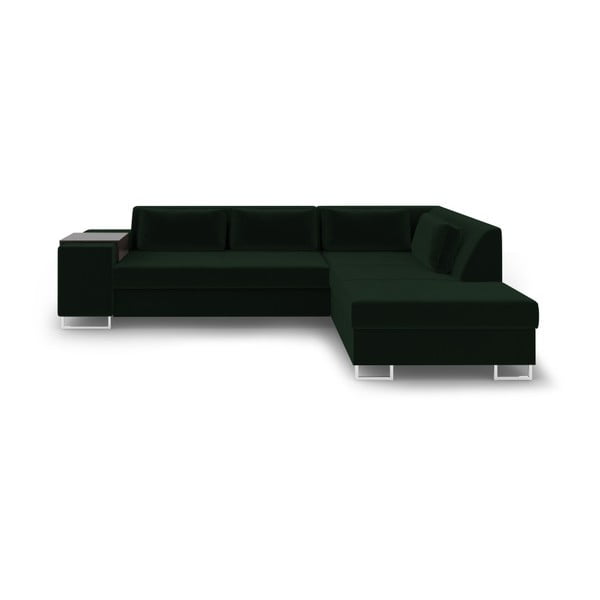 Cosmopolitan Design San Antonio zeleni kauč na razvlačenje, desni kut