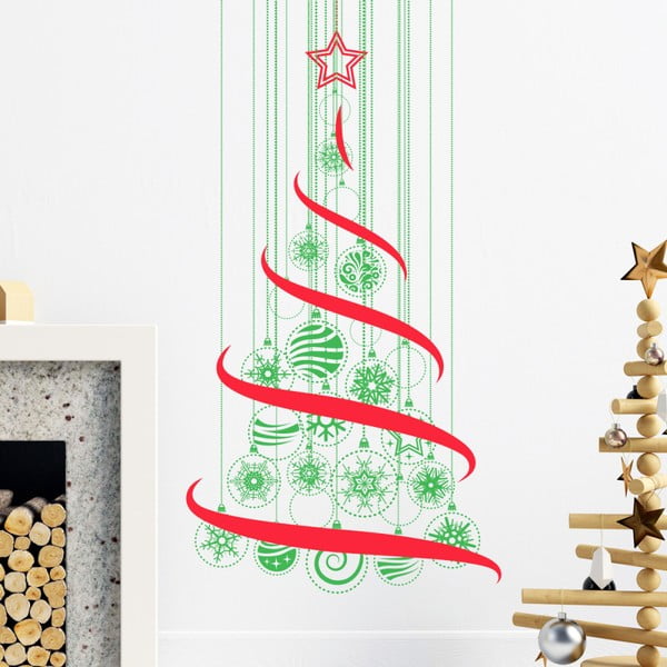 Božićna naljepnica Ambiance Christmas Air, 115 x 60 cm