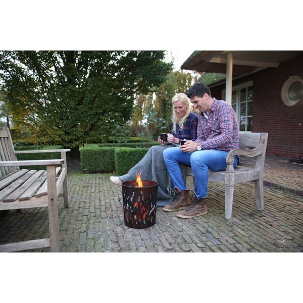 Netalni kamin Esschert Design Fire, ⌀ 32 cm-image-1