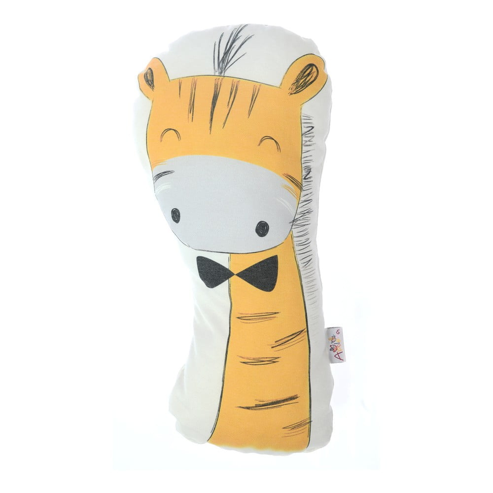 Pamučni dječji jastuk Mike & Co. NEW YORK Pillow Toy Giraffe, 17 x 34 cm