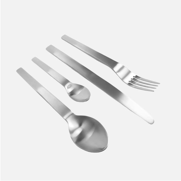 Pribor 24 kom od nehrđajućeg čelika u srebrnoj boji Boldi – FABINI-image-3