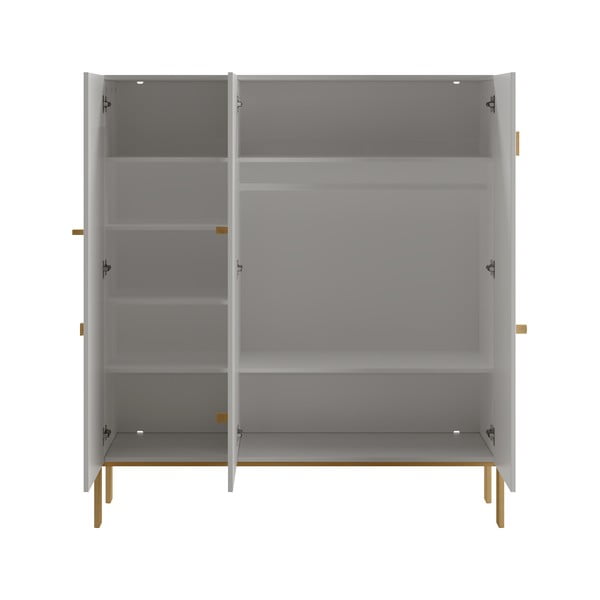 Svijetlo sivi dječji ormar 150x170 cm Cube - Pinio-image-2