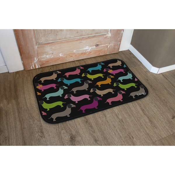 Otirač 45x75 cm Dachshunds in Colours – Butter Kings-image-1