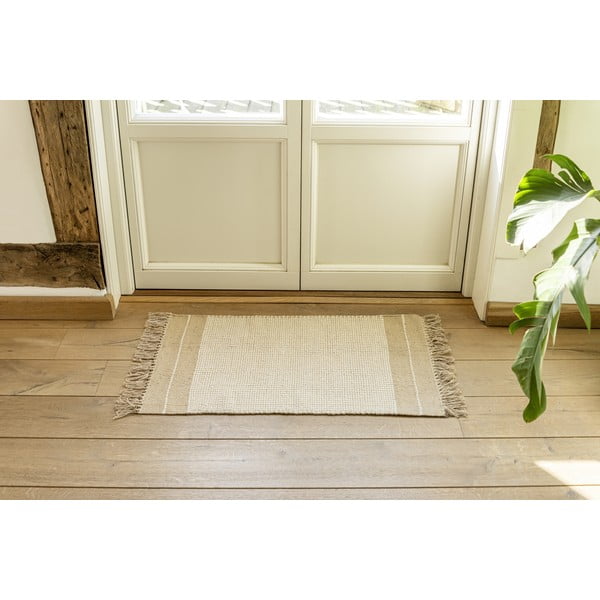 Kupaonski otirač od jute bež boje Wenko Pica, 50 x 80 cm-image-2