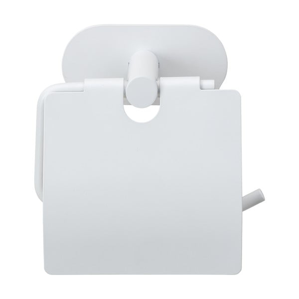 Bijeli samoljepljiv držač toaletnog papira od nehrđajućeg čelika Orea – Wenko-image-3