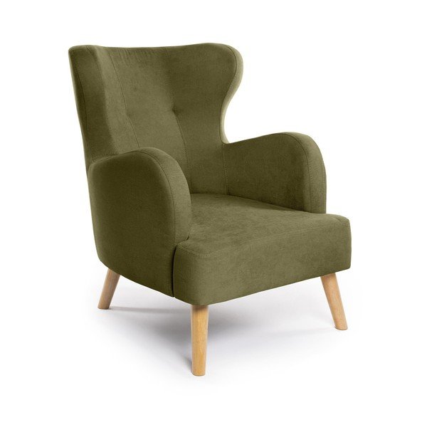 Zelena wing fotelja Noemye – Bonami Selection