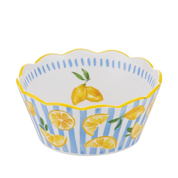 Žuta /svijetlo plava zdjela ø 16 cm Capri – Ladelle