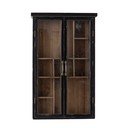 Crna viseća vitrina od masivne jele 50x80x14 cm Hazem – Bloomingville