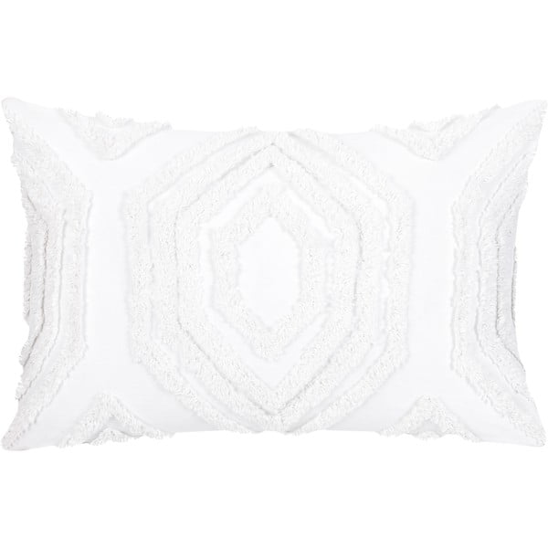 Bijela pamučna jastučnica Westwing Collection Faye, 40 x 60 cm