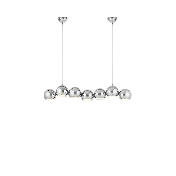 Metalna viseća svjetiljka u srebrnoj boji s metalnim sjenilom Cupolo – Markslöjd