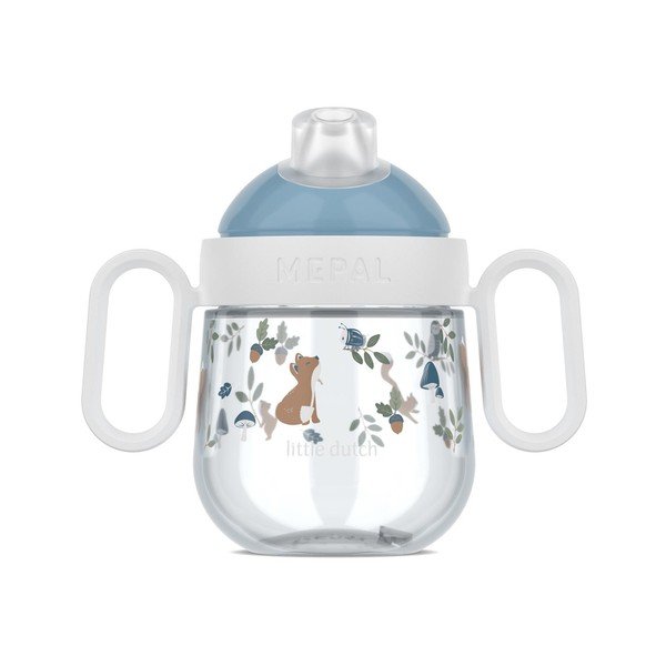 Svijetlo plava plastična dječja šalica 200 ml Forest Friends – Mepal-image-3