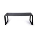 Sivi vrtni stol za 8 osoba Bonami Selection Strong, 210 x 100 cm