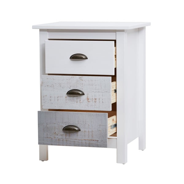 Bijelo-sivi noćni ormarić Marckeric Romantica-image-4