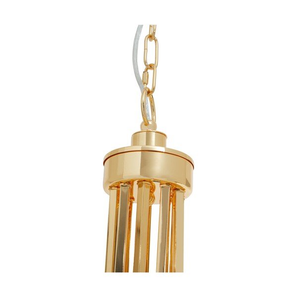 Metalna viseća svjetiljka u zlatnoj boji Glamour – Premier Housewares-image-4