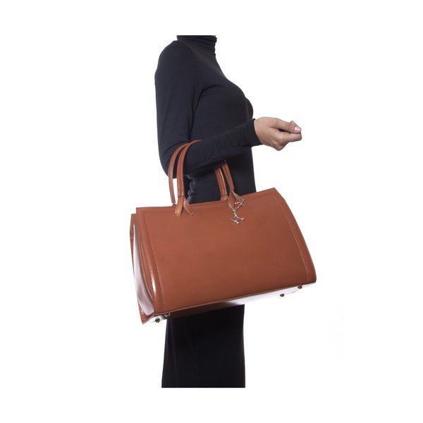 Kožna torbica Luisa Vannini 3009 Cognac-image-2