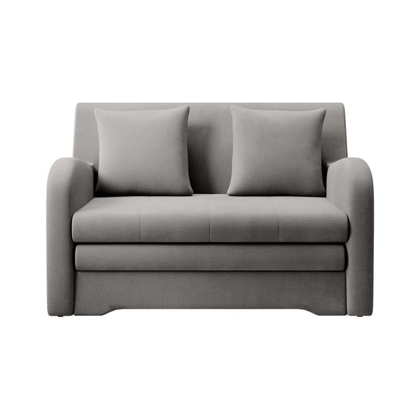 Siva baršunasti sklopiva sofa 130 cm Ario – ELTAP