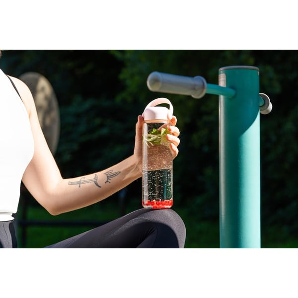 Mentol zelena staklena boca za vodu 540 ml Fuori – Vialli Design-image-1