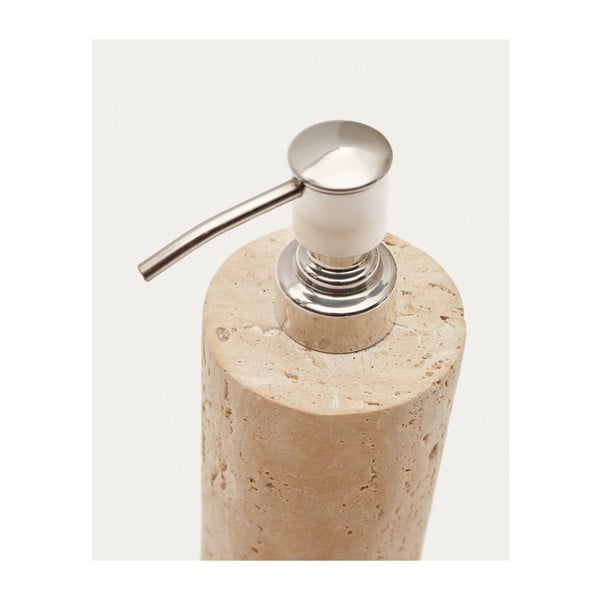 Bež kameni dozator sapuna Macre – Kave Home-image-3