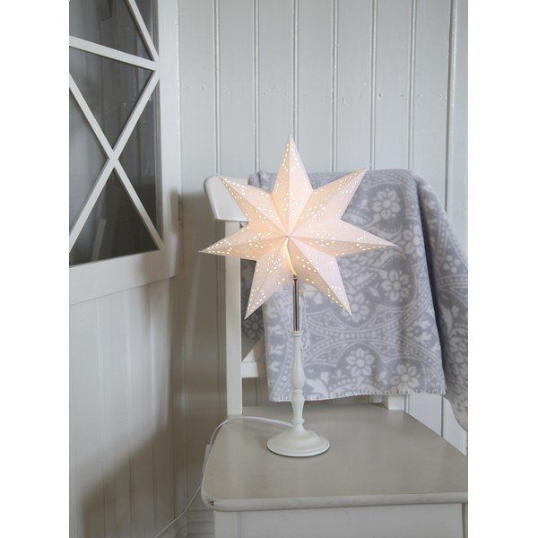 Svijetlo ružičasti svjetlosni ukras s božićnim motivom Romantic MiniStar – Star Trading-image-3
