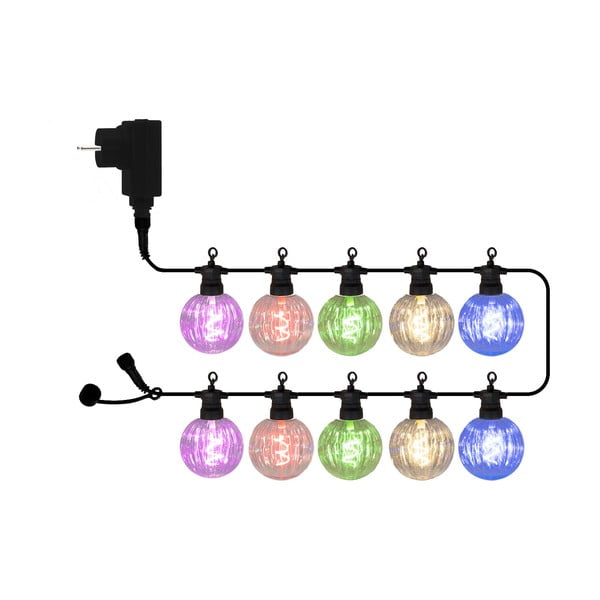 Svjetlosni lanac s 10 kom žarulja dužine 300 cm Luke - Sirius