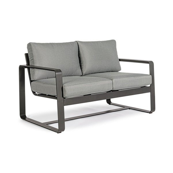 Siva vrtna sofa aluminijska Merrigan   – Bizzotto-image-2