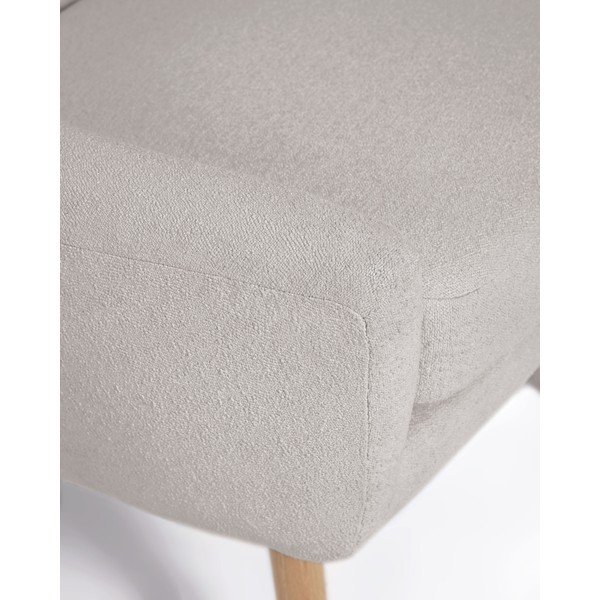 Siva fotelja Candela - Kave Home-image-1