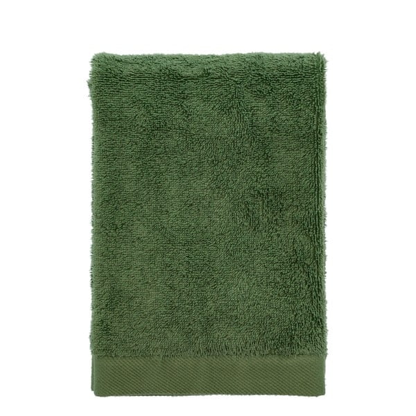 Zeleni ručnik od organskog pamuka 50x100 cm Comfort Organic - Södahl