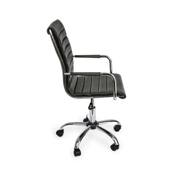 Tamno siva uredska stolica od umjetne kože Perth – Yes Everyday-image-3