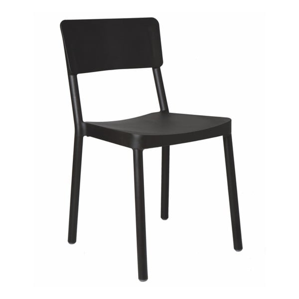 Set od 2 crne vrtne stolice Resol Lisboa-image-1