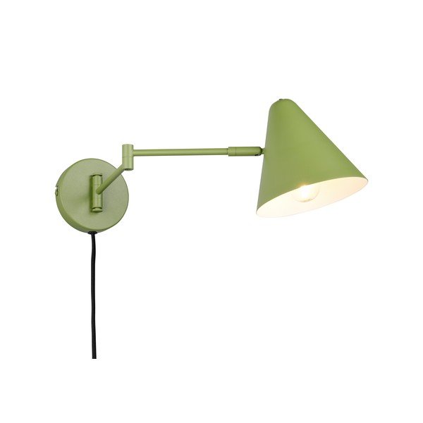 Zelena zidna lampa sa savitljivom konstrukcijom s utikačem ø 15 cm Cosima – Trio-image-2