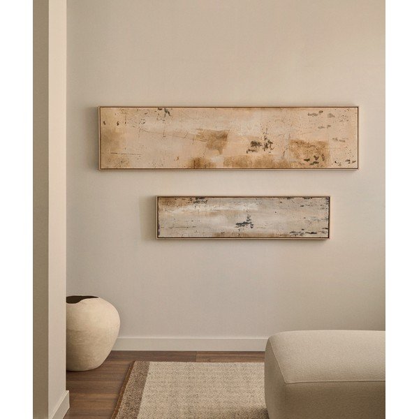 Slika s okvirom/na platnu 182x47 cm Silpa – Kave Home-image-1