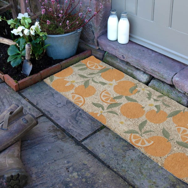 Otirač od kokosovih vlakana 40x120 cm Orange – Artsy Doormats-image-2