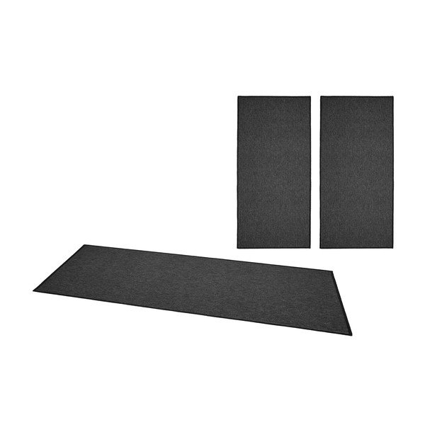 Set od 3 gazišta antracit sive BT Carpet Casual