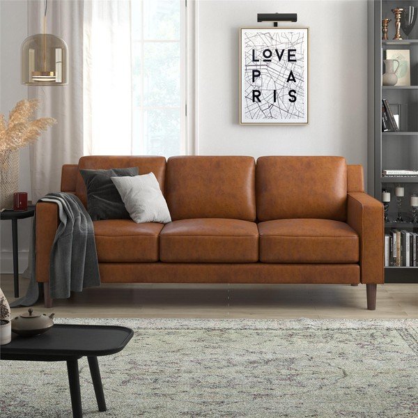 Konjak smeđa sofa 83 cm Brynn – Støraa-image-1
