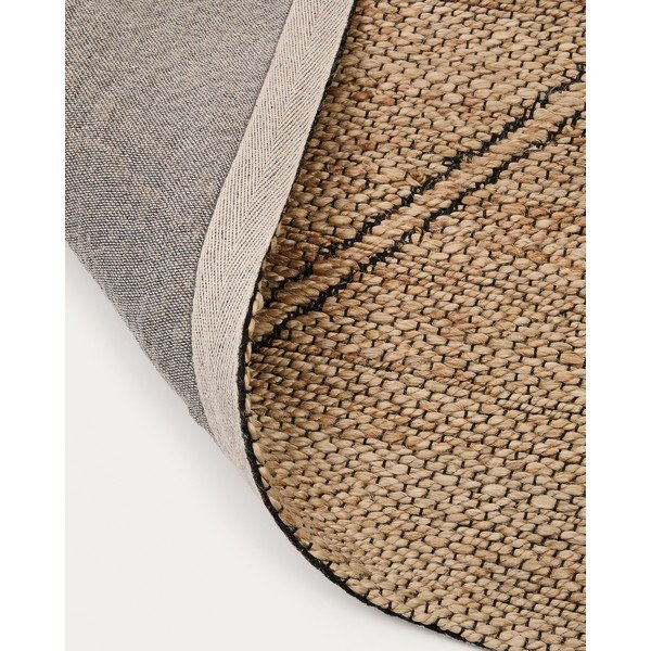 Ručno rađen juten tepih u prirodnoj boji 200x300 cm Vallalta – Kave Home-image-4