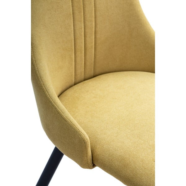 Žute blagovaonske stolice u setu 4 kom Mani – Marckeric-image-1